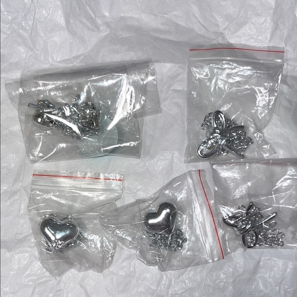 Accessories - Silver Heart , Bow ,Star pants cuffers